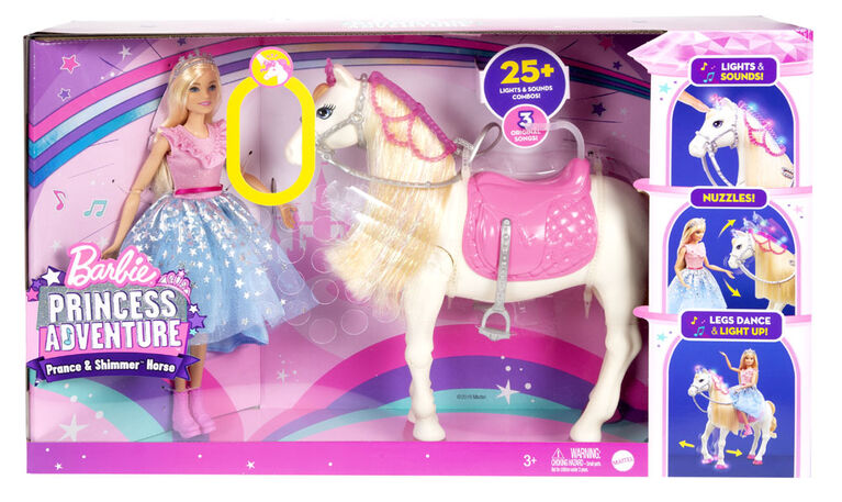 Barbie cheval amusant dansant avec musique Pré-aimé -  France