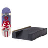 Tech Deck, Street Hits, Girl Skateboards Fingerboard with Mini Fun Box Obstacle