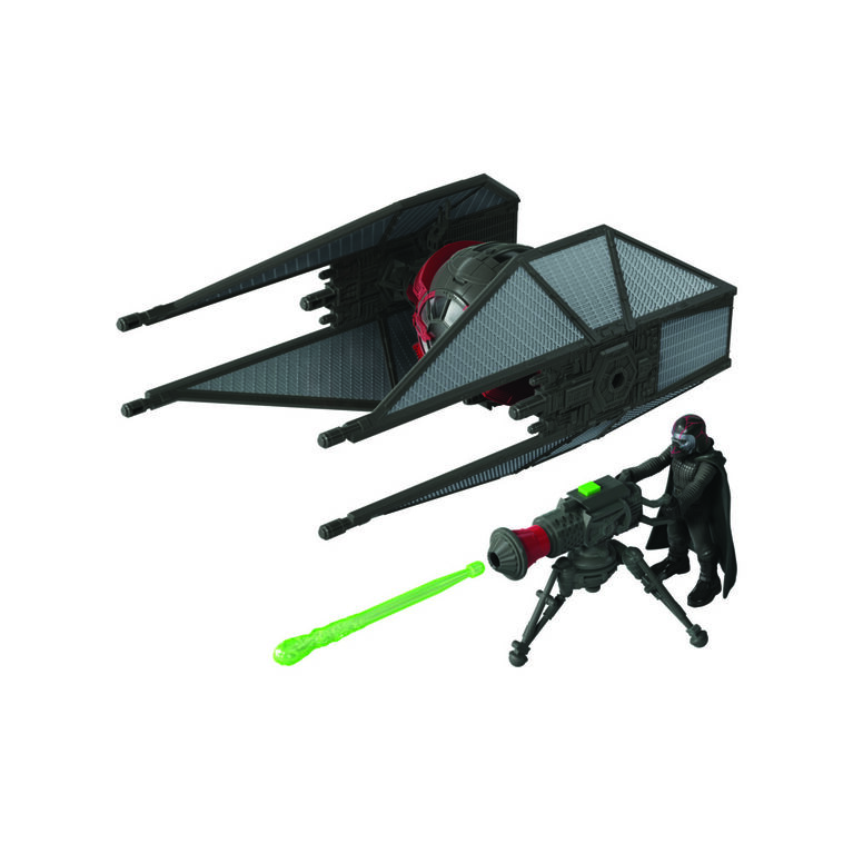 Star Wars Mission Fleet Stellar Class Kylo Ren TIE Whisper 2.5-Inch-Scale Figure and Vehicle