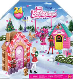 Barbie Mini BarbieLand Collectible Advent Calendar with 1.5-Inch Dolls & 24 Days of Surprises