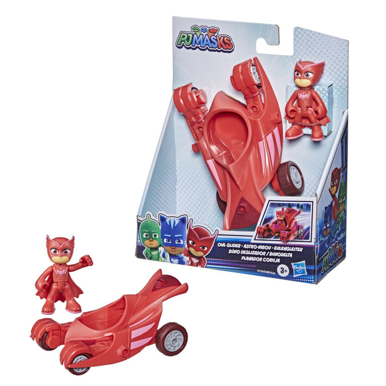 PJ Masks Owl Glider Preschool Toy, Owlette Car with Owlette Action Figure