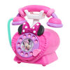 Disney Junior Minnie Mouse Ring Me Rotary Phone with Lights and Sounds, Pretend Play Phone for Kids