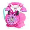 Téléphone Rotatif Appelle-Moi de Minnie Mouse de Disney Junior avec Sons et Lumières, Téléphone pour Permettre aux Enfants de Jouer en Faisant Semblant
