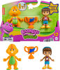Fisher-Price Barney's World Barney's Friend Mel & Billy Dino Figure Set