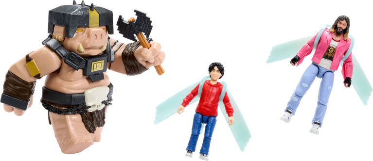 Minecraft Coffret figurines Une échappée bien pensée, 3 fig./4 acc.