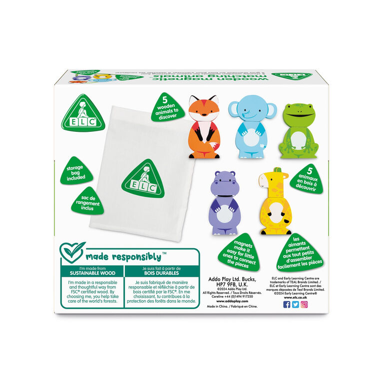 Early Learning Centre Wooden Magnetic Matching Animals - R Exclusive
