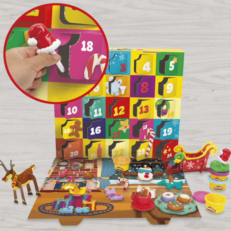 Play-Doh Holiday Advent Calendar, 24 Days of Surprise Toys Play-Doh Holiday Advent Calendar, 24 Days of Surprise Toys