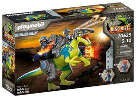 Spinosaure et combattants Playmobil Dino Rise
