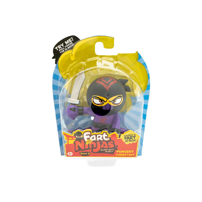 Fart Ninja - Pungent Combatant/Black/Purple