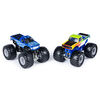 Monster Jam, Official Blue Thunder vs. Storm Damage, 1:64 Scale, 2 Pack