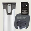 Contigo West Loop Stainless Steel Travel Mug with AUTOSEAL Lid, Polar White, 16 oz