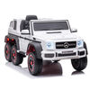 Kidsvip 12V Mercedes 6X6 W/ Rc- Whitee - English Edition