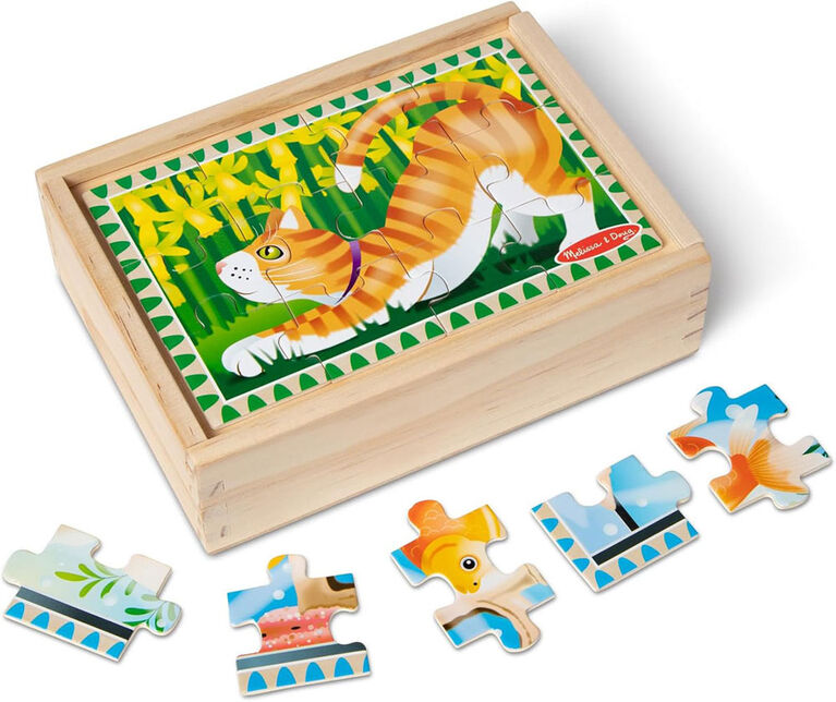 Melissa and Doug - Jigsaw Puzzles in a box- Pets