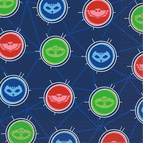 PJ Masks Luncheon Napkins, 16 pieces