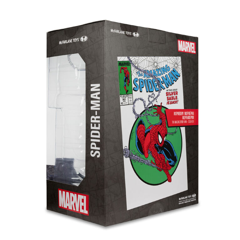 Marvel 1:6th Scale Posed Figure with Scene & Comic-Spider-Man