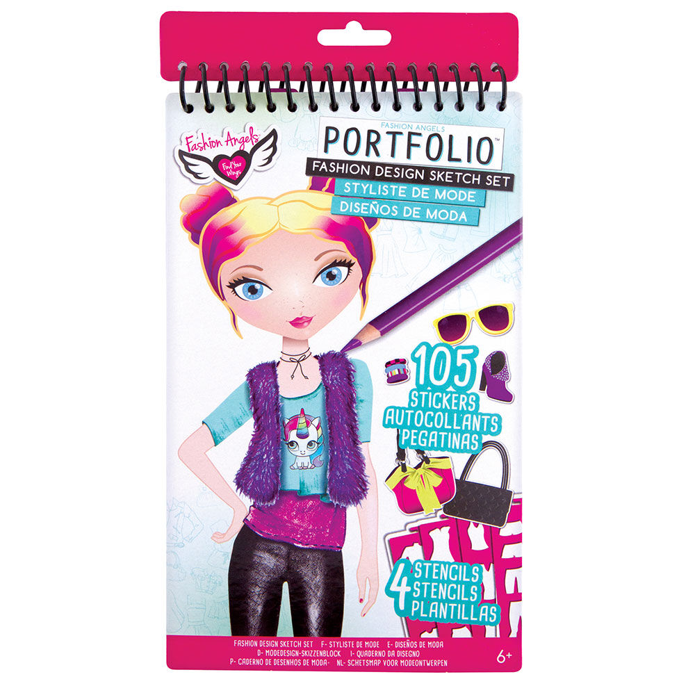 Portfolio fashion design sketch set cheap