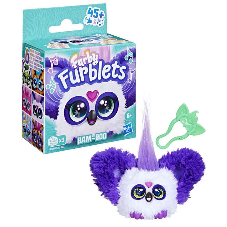 Furby Furblets Bam-Boo, mini panda en peluche