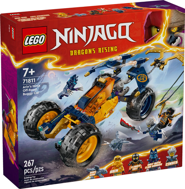 Voiture LEGO NINJAGO Le buggy tout-terrain ninja d'Arin 71811