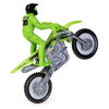 Supercross, Moto authentique de Cade Clason en métal moulé à l'échelle 1:24 avec figurine motocycliste