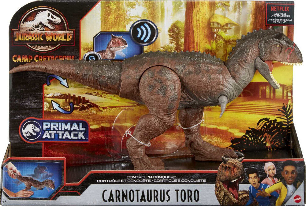 Jurassic World Control N Conquer Carnotaurus Toro