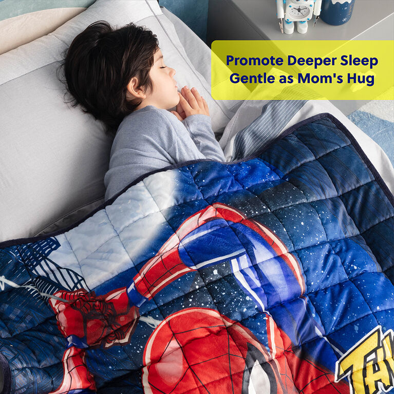 Couverture lestée pour enfants Spiderman de Marvel (40 x 60 pouces), 6 lb