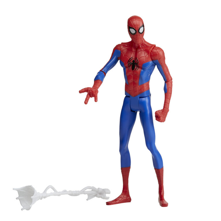 Marvel Spider-Man: Across the Spider-Verse, figurine Spider-Man de 15 cm avec accessoire, jouet Marvel pour enfants à partir de 4 ans