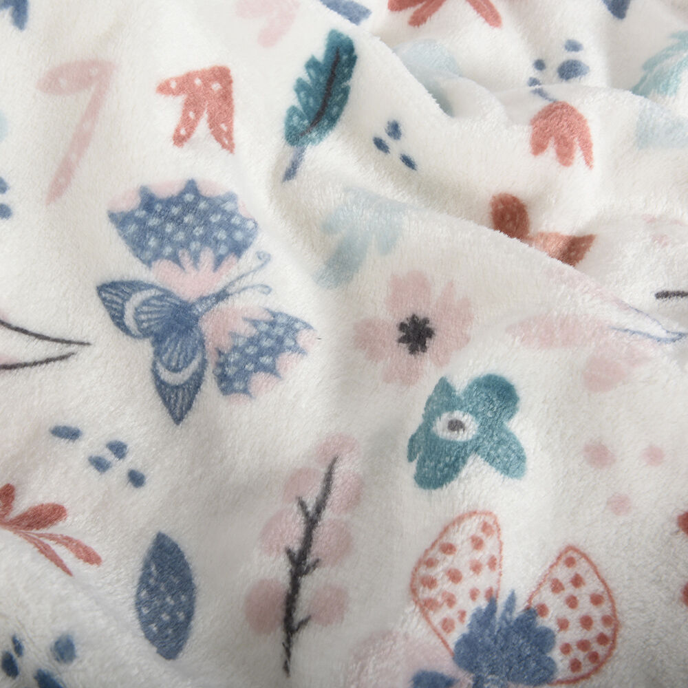 Baby's First by Nemcor 8 Piece Nursery Crib Bedding Set, Butterfly Wishes