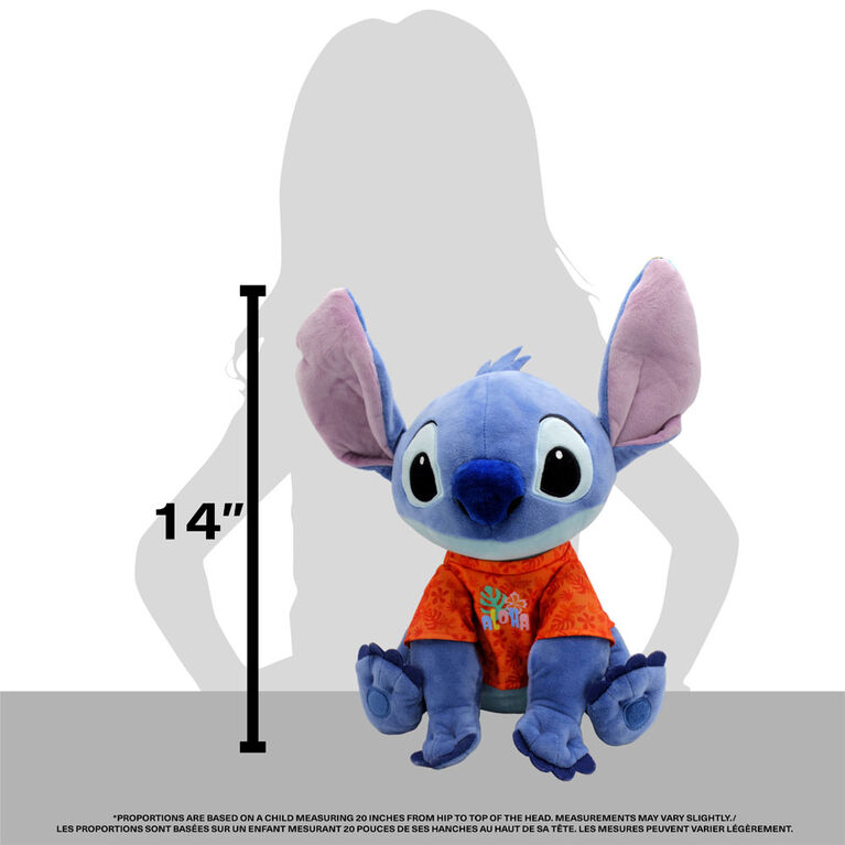 Disney - Lilo & Stitch - Stitch with Hawaiian T-Shirt Plush - Medium
