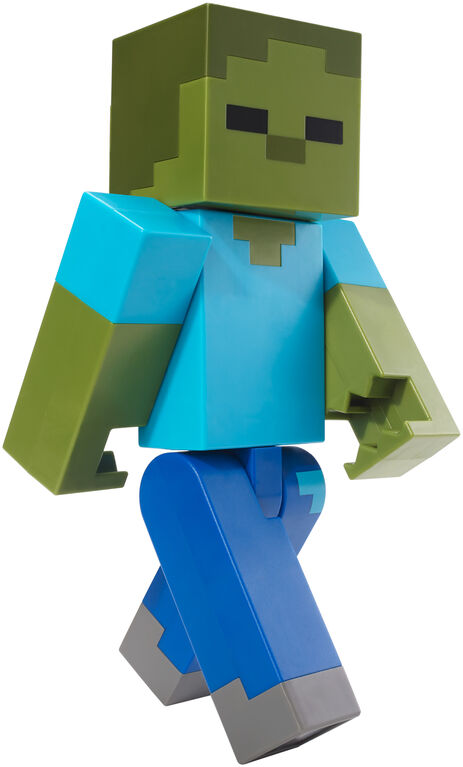 Minecraft Zombie Large Scale Action 8.5" Figure