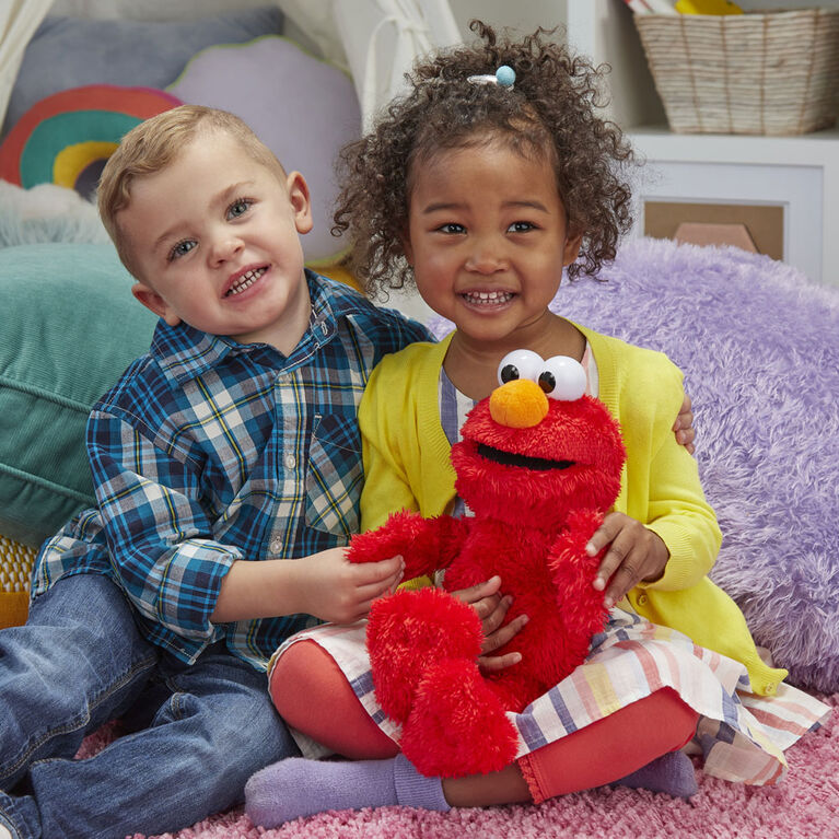 Sesame Street Love To Hug Elmo Talking Singing Hugging 14 Inch Plush Toy Toys R Us Canada
