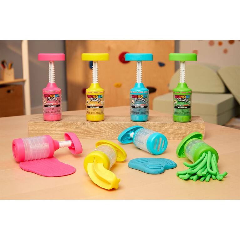 Wonder Factory Never Dry Dough Extruder - Yellow