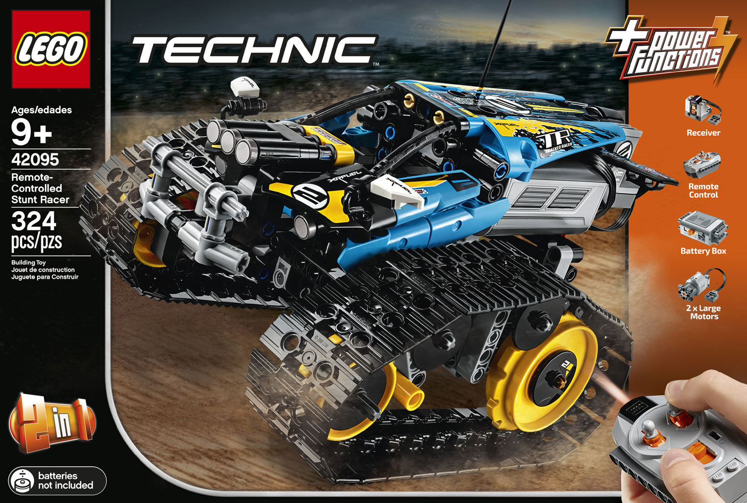 LEGO Technic Remote Controlled Stunt Racer 42095 324 pieces