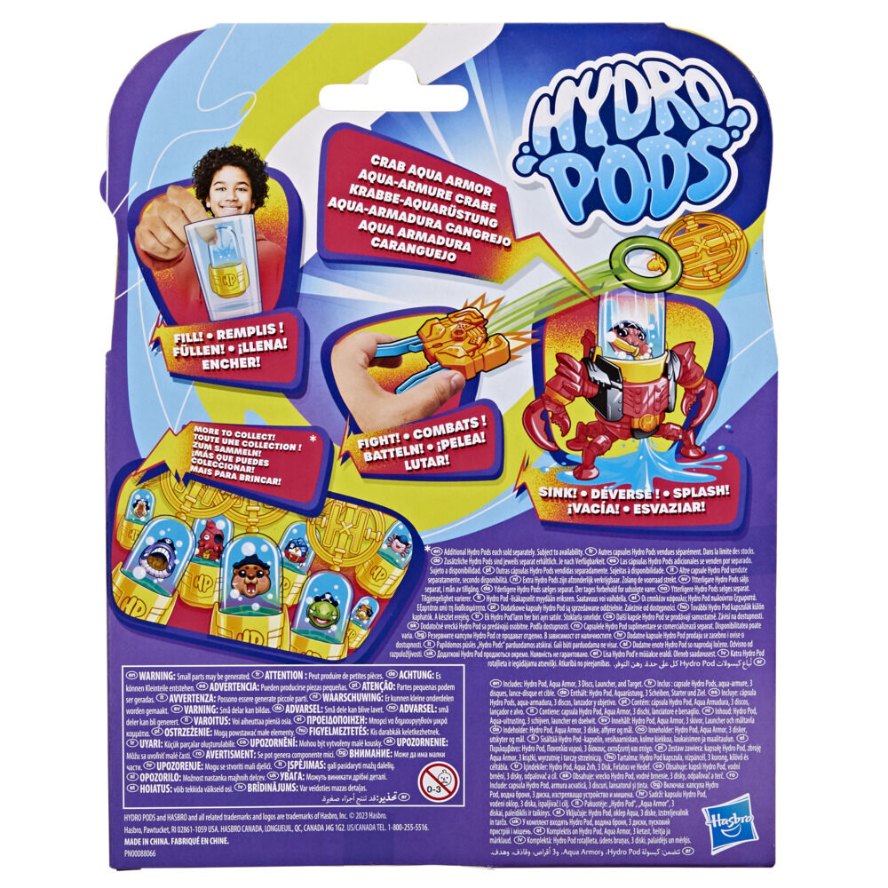 Hydro Pods Crab Aqua Armor, Mech Suit Battle Toy