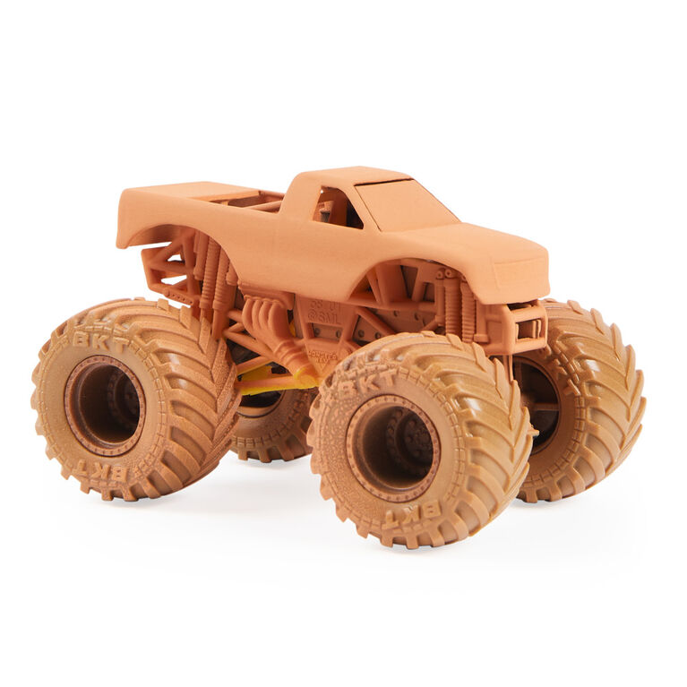 Monster Jam, Mystery Mudders, Official Die-Cast Monster Truck, Wash to Reveal, 1:64 Scale (Styles Will Vary)