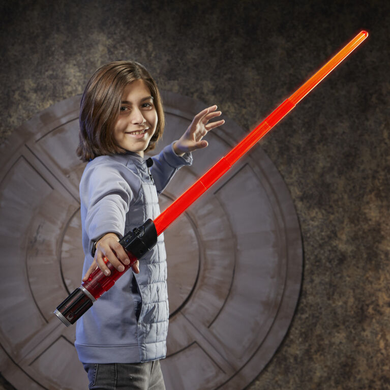 Star Wars Lightsaber Forge Kyber Core Darth Vader, Red Customizable Electronic Lightsaber