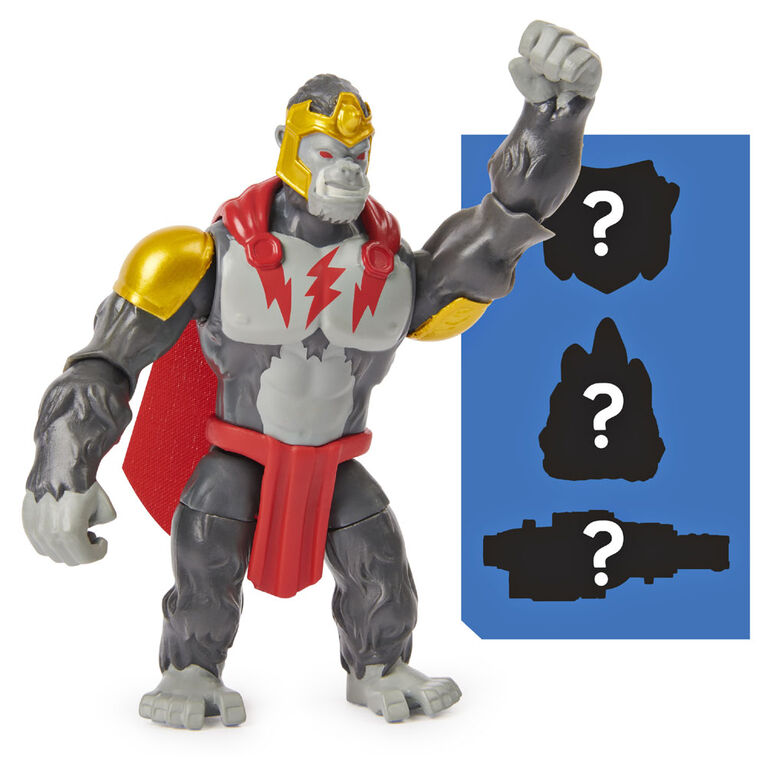 DC Comics, Figurine articulée GORILLA GRODD de 10 cm avec 3 accessoires mystère, Adventure 2
