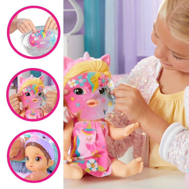 Baby Alive Glam Spa Baby Doll, Unicorn