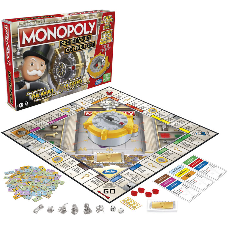 Monopoly Secret Vault Board Game