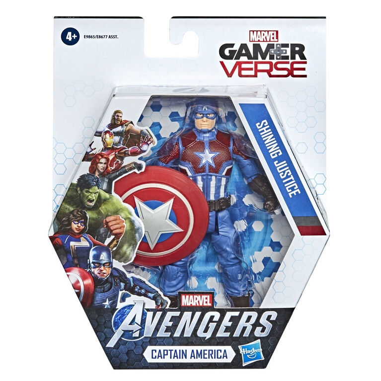 Hasbro Marvel Gamerverse Captain America Action Figure Toy