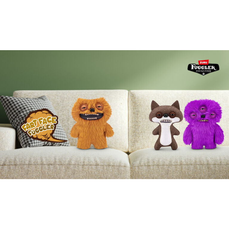 Fuggler Fart Face 9-inch Assortment Series 1 (Count Underoo Mcgoo - long pile) by ZURU