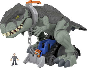 Imaginext - Jurassic World Dominion - Giga Dinosaur Toy with Lights and Sounds, Mega Stomp and Rumble