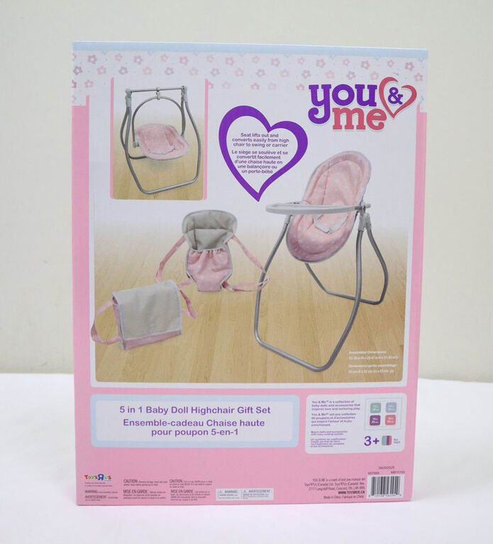 You & Me - 5-in-1 Baby Doll Highchair You & Me - 5-in-1 Baby Doll Highchair