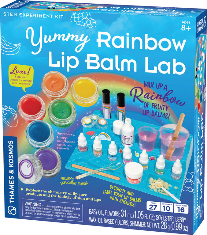 Thames & Kosmos Rainbow Lip Balm Lab - Édition anglaise