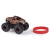 Monster Jam, Official Wolf's Head Monster Truck, Die-Cast Vehicle, Ruff Crowd Series, 1:64 Scale