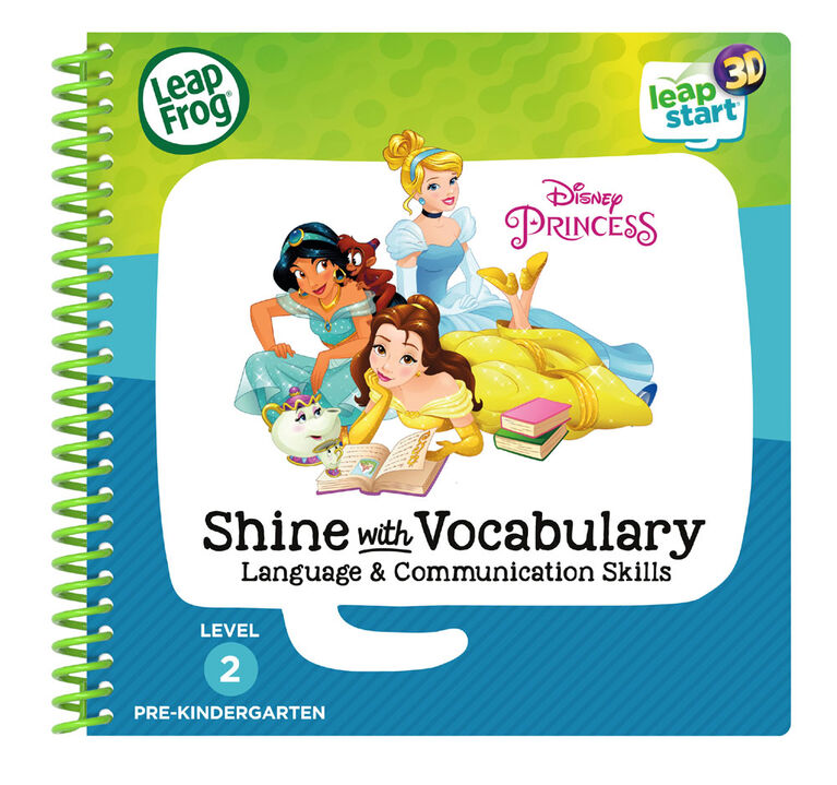 LeapFrog LeapStart 3D Disney Princess Shine with Vocabulary Language & Communication Skills - English Edition