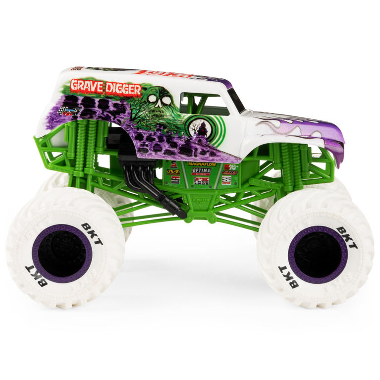 Monster Jam, Official Grave Digger Monster Truck, Collector Die-Cast Vehicle, 1:24 Scale