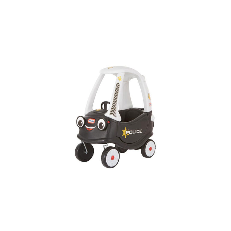 Trotteur voiture de police au thème Cozy Coupe Little Tikes - Notre exclusivité