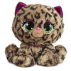 GUND P.Lushes Designer Fashion Pets Sadie Spotson Leopard Premium Stuffed Animal, Black and Pink, 6"