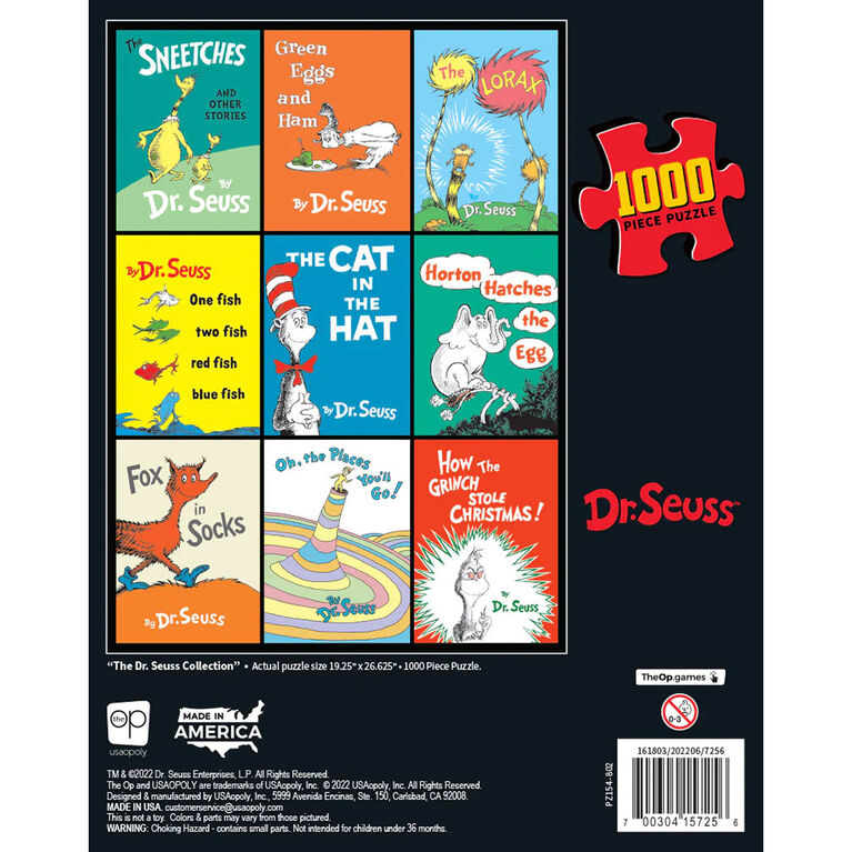 USAopoly Dr. Seuss "The Dr. Seuss Collection" Casse-Tête De 1000 Pièces - Édition anglaise
