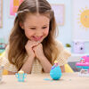 Hatchimals Alive, Hungry Hatchimals Playset avec jouet chaise haute et 2 mini figurines dans des oeufs qui éclosent tout seuls